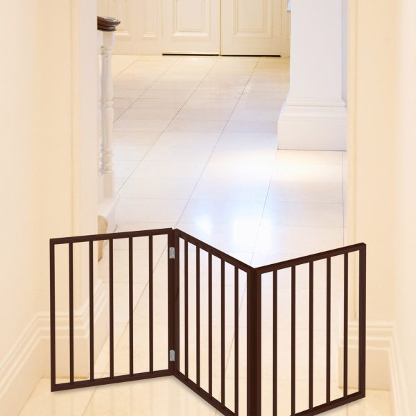 3 Panel Indoor Foldable Dog Fence - Image 3