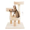 Cat Tree - 3-Storey Cat Tower Condo