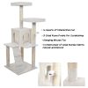 Cat Tree 6 feet tall white cat tower - Image 5