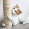 Cat Tree 6 feet tall white cat tower - Image 3