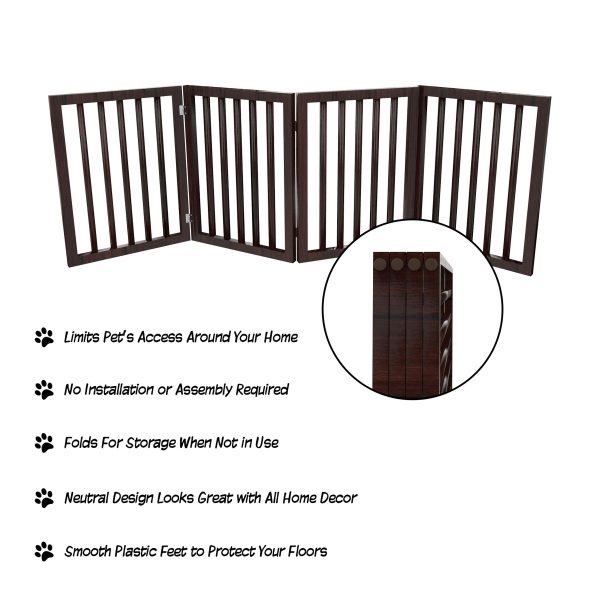 4 Panel Indoor Foldable Dog Fence - Image 6