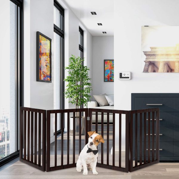 4 Panel Indoor Foldable Dog Fence - Image 3